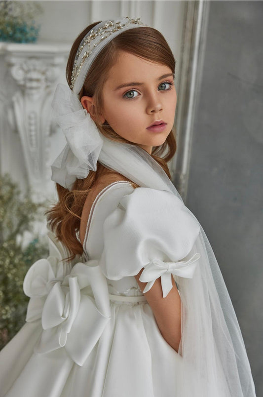 Pearl and Tulle Elegance Veil