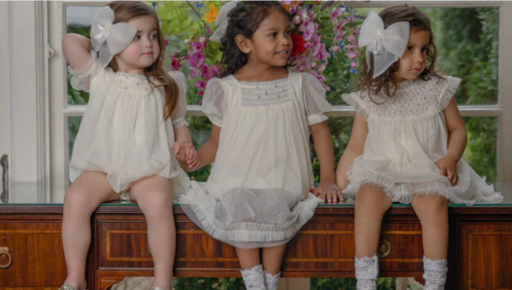 The Angelic Grace Bow Dress