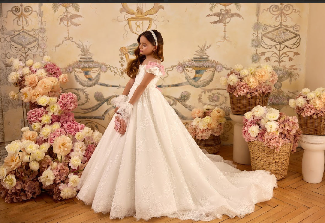 The Arabella Rose Gown – Enchanted Lace Edition