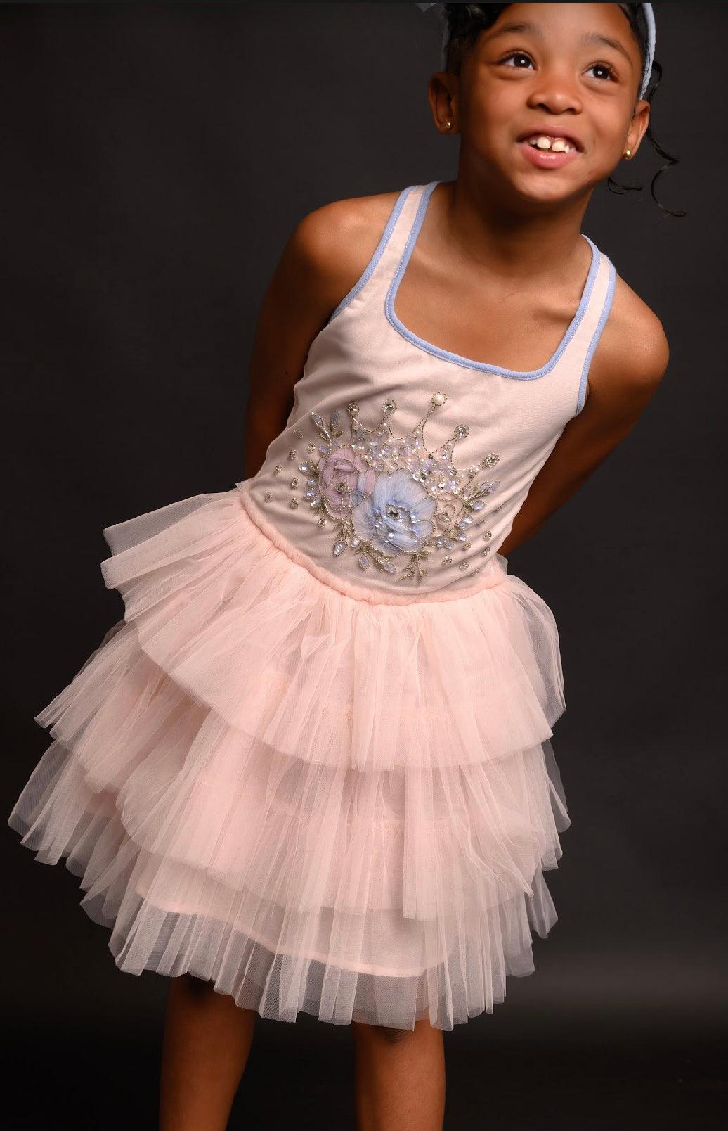 Blush Blossom Tutu Dress