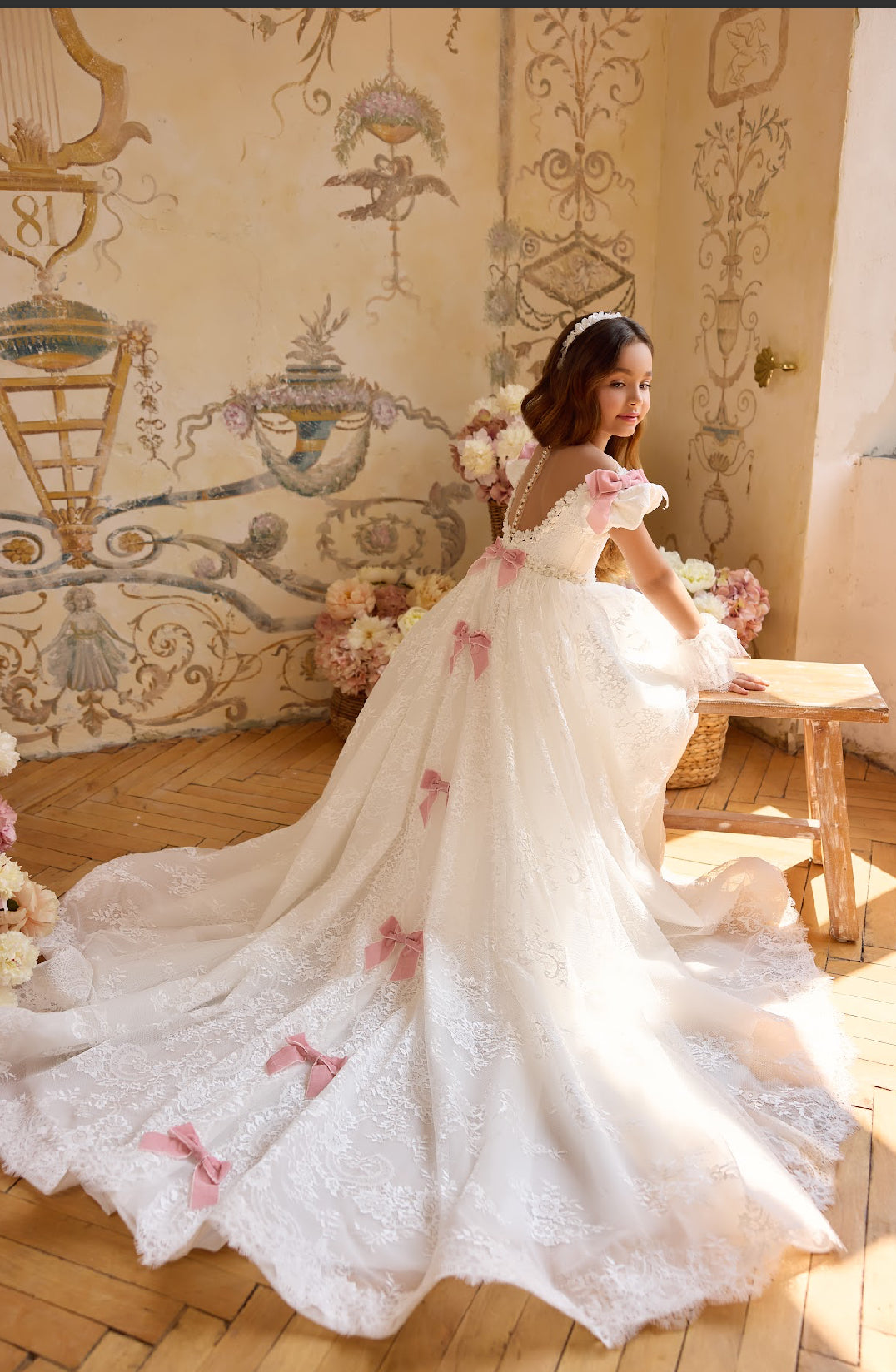 The Arabella Rose Gown – Enchanted Lace Edition