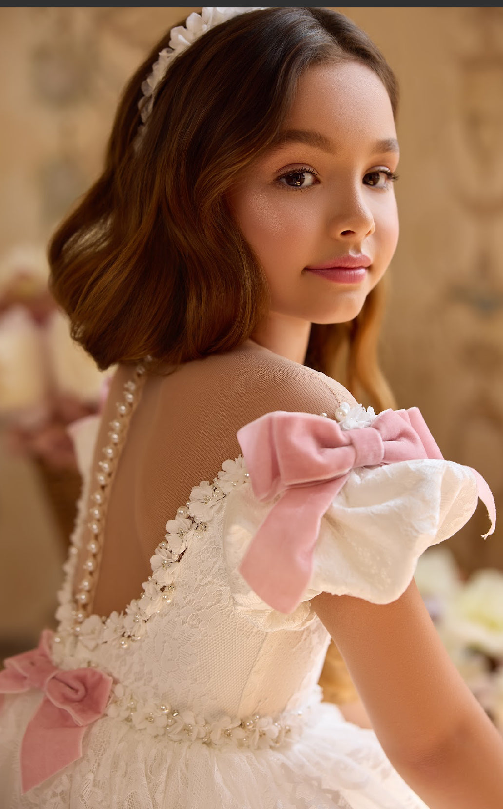 The Arabella Rose Gown – Enchanted Lace Edition