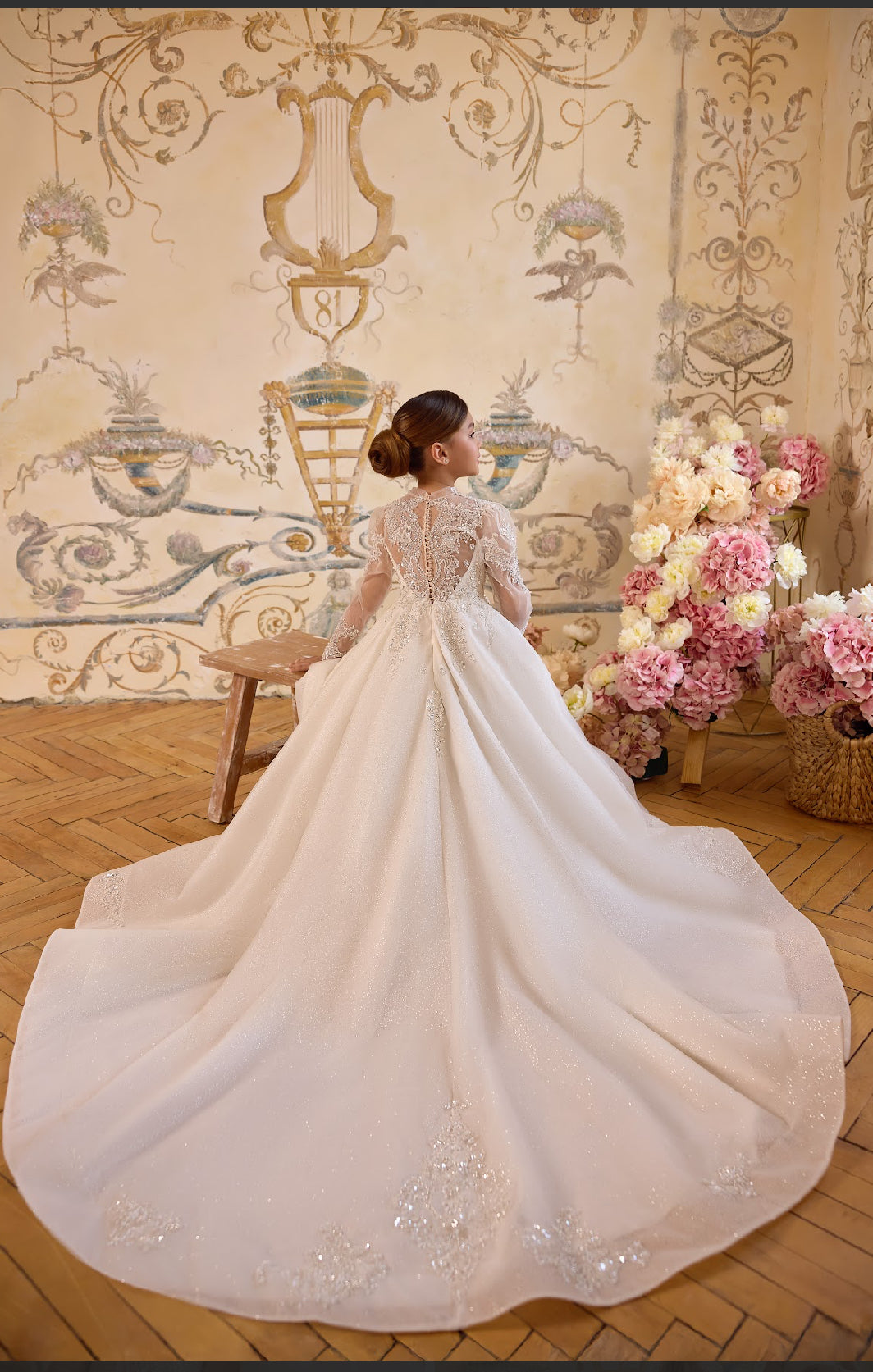 The Celestielle Gown – Blue Garden Majesty