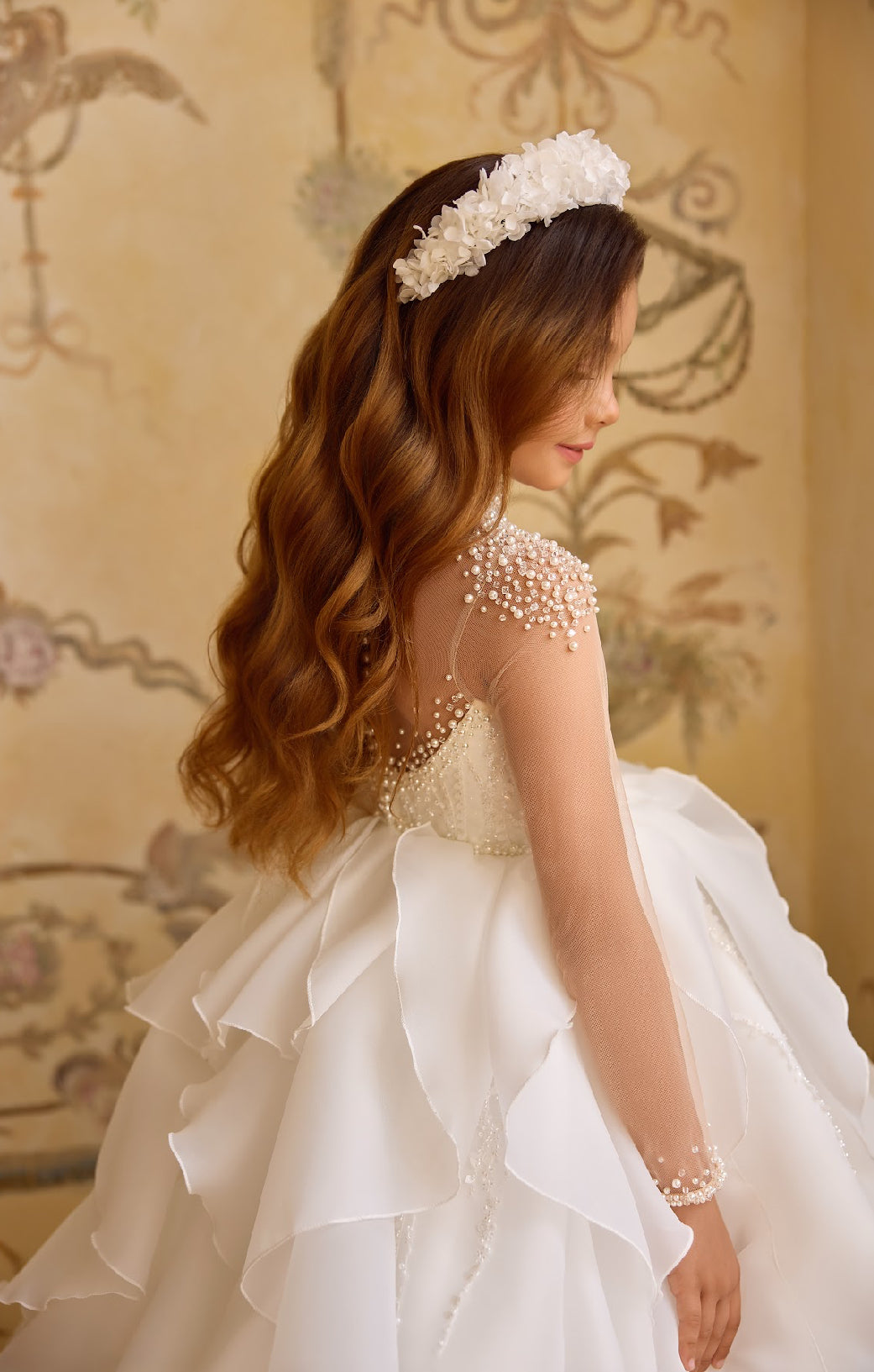 The Amoura Gown – Pearl Cascade Edition