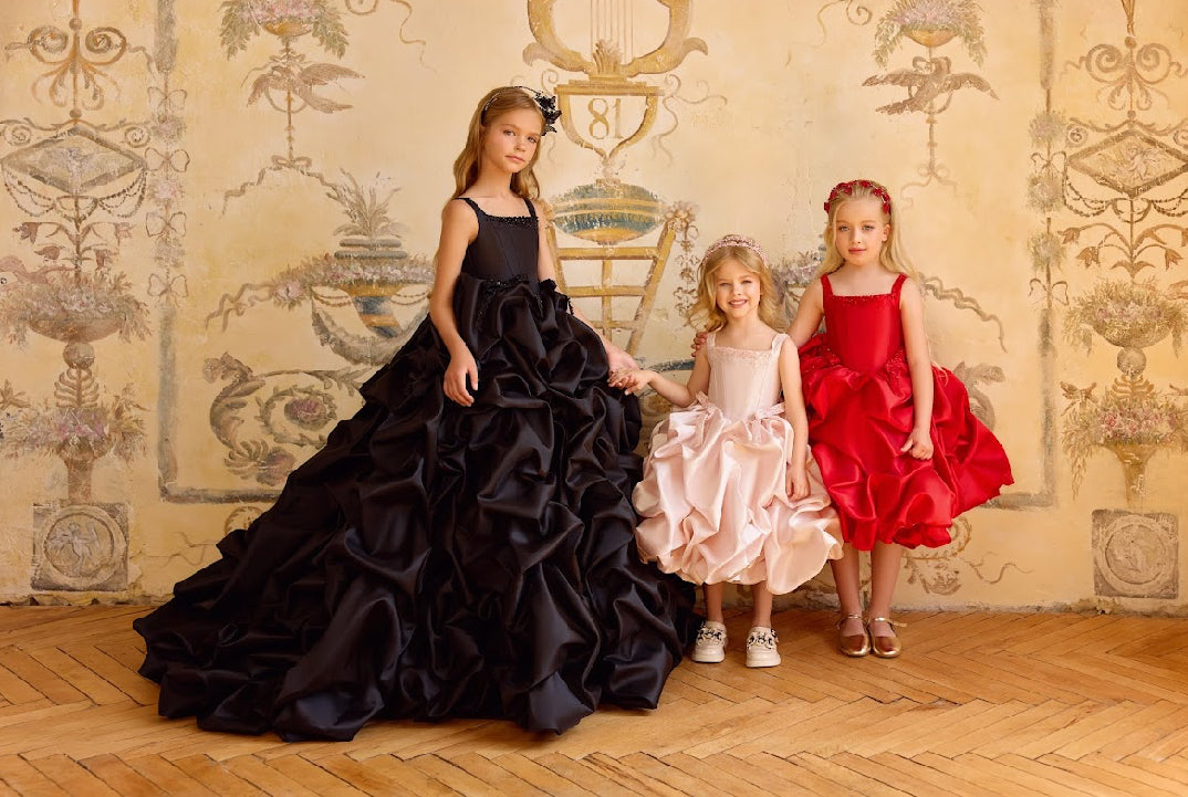 Majestic Ruffle Gown