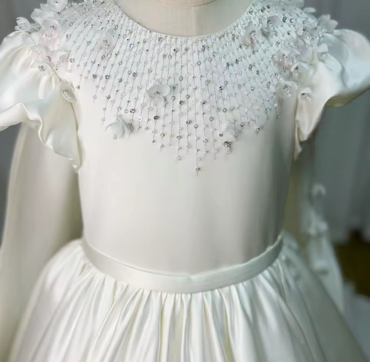 The Celeste Pearl Blossom Gown