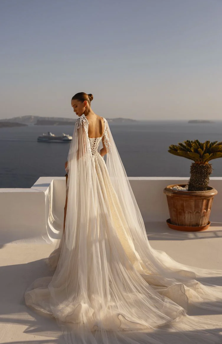 Seraphina Cape Gown