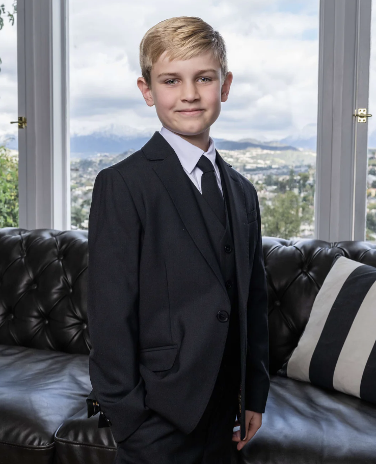 Luxor Kem Black Kids suit