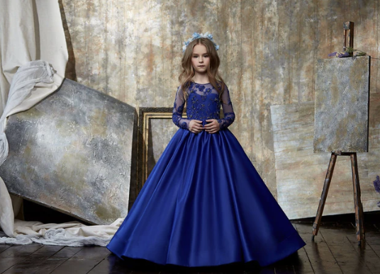 The Sapphire Empress Gown