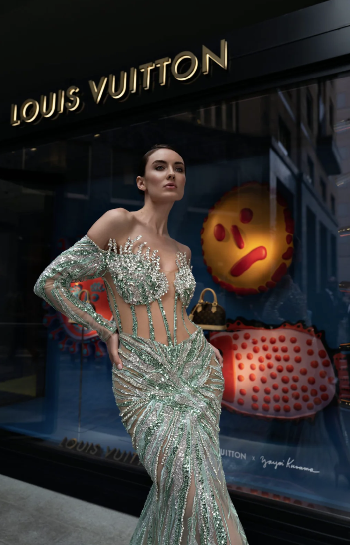 The Elara Celestine Gown