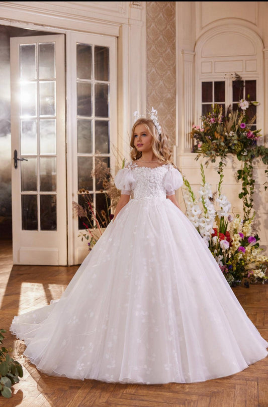 Ophelia Blossom Lace Gown