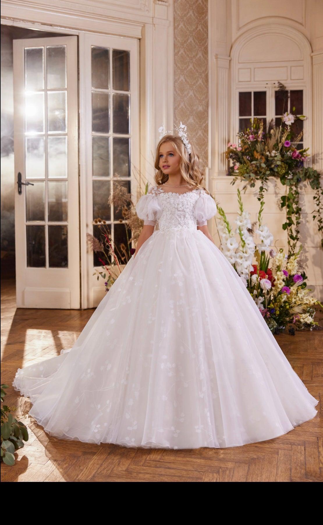 Ophelia Blossom Lace Gown
