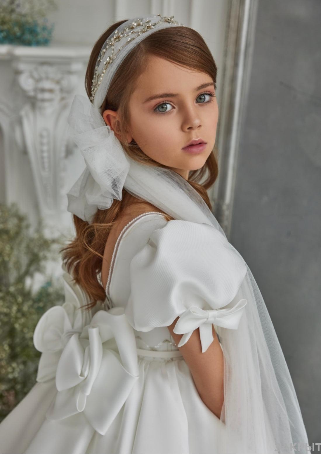 Celestina Satin Grace Gown