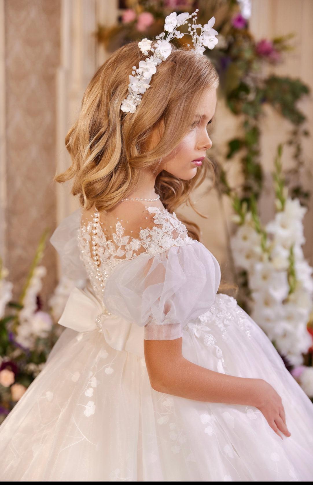 Ophelia Blossom Lace Gown