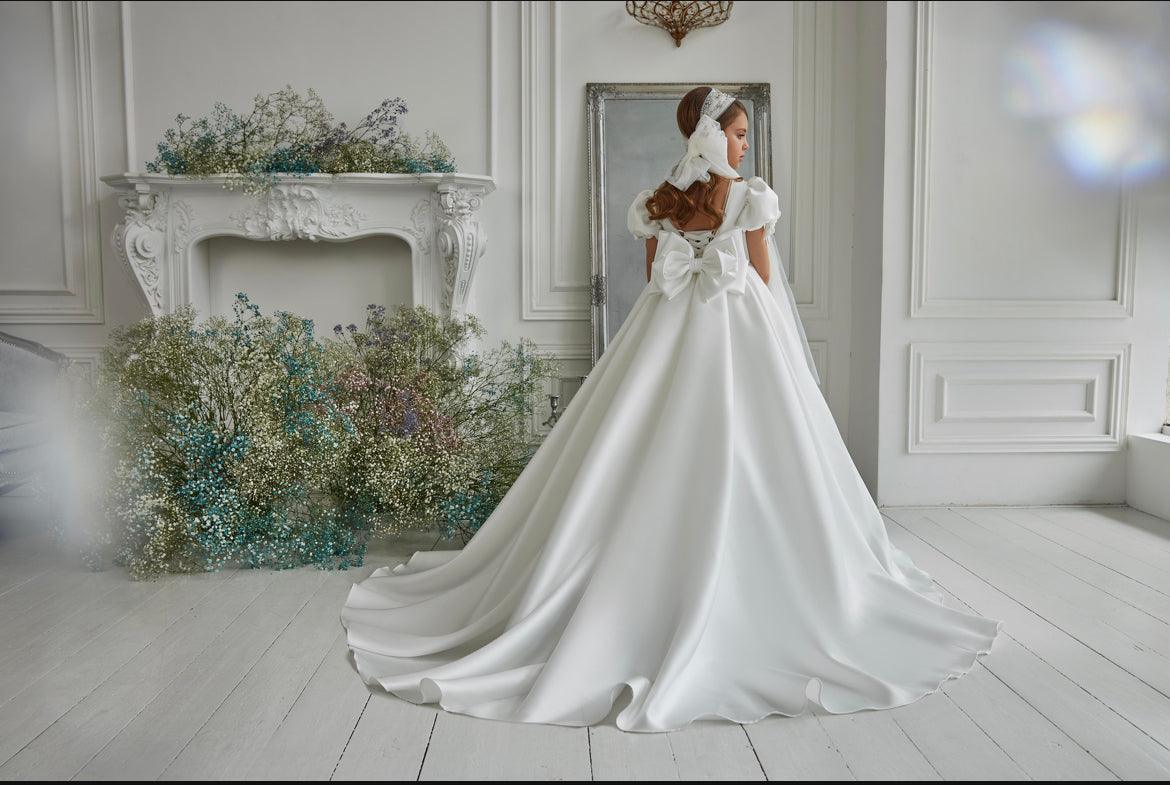 Celestina Satin Grace Gown