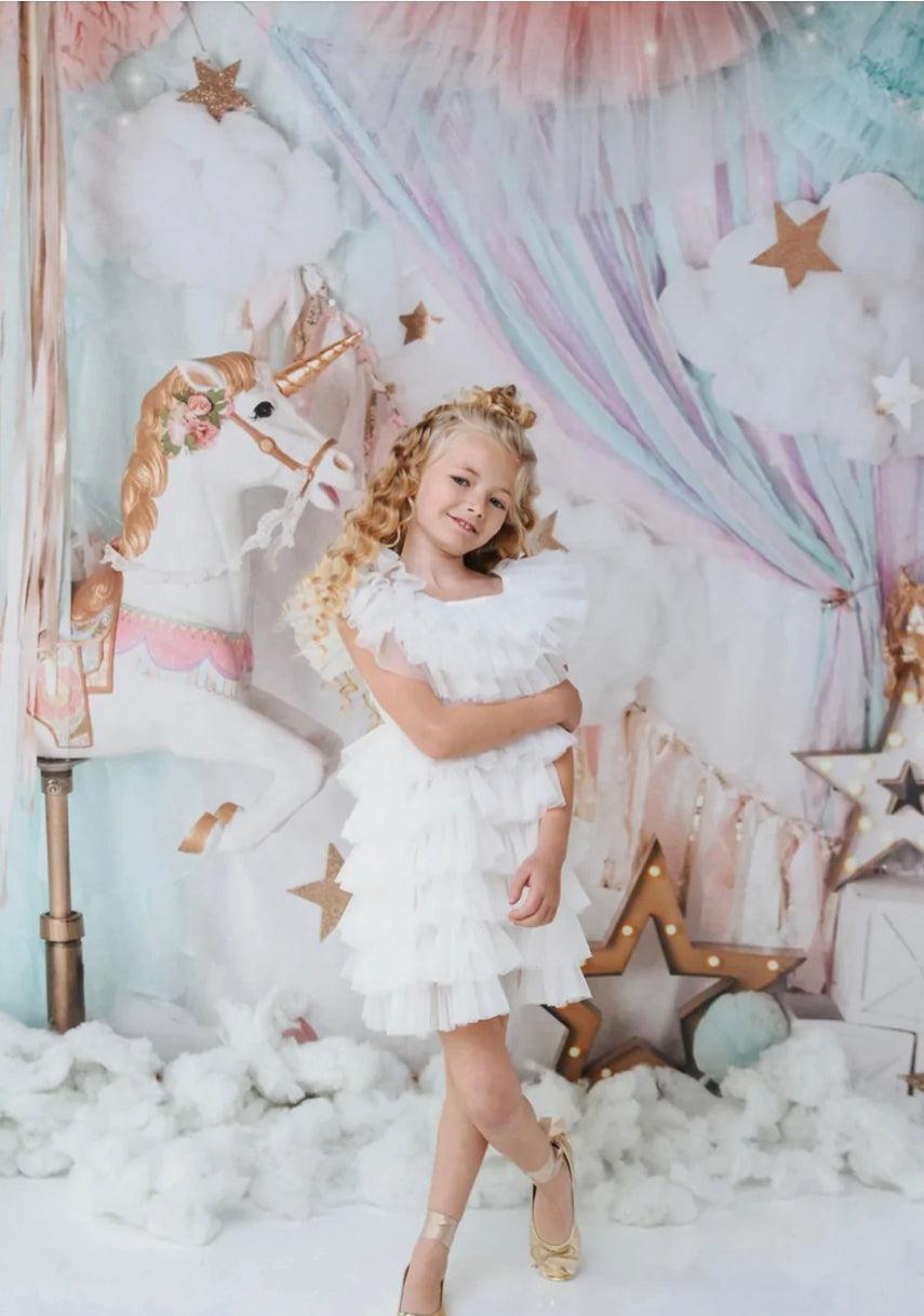 Starlight Ruffle Dress