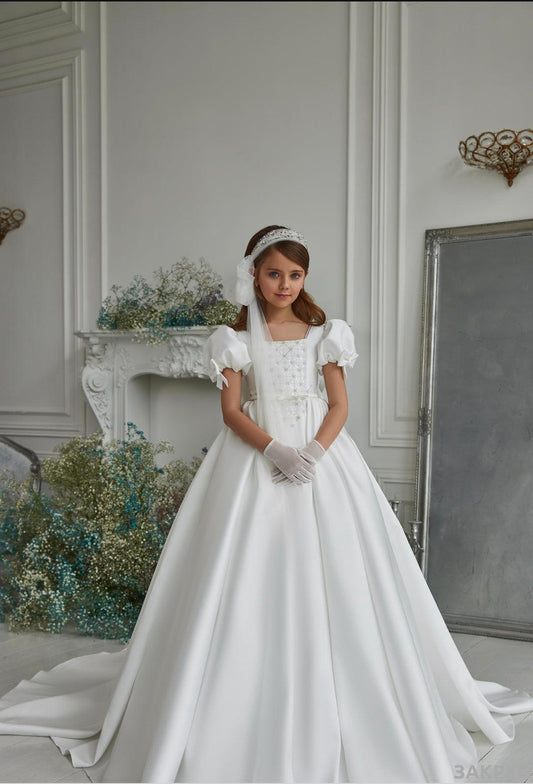 Celestina Satin Grace Gown