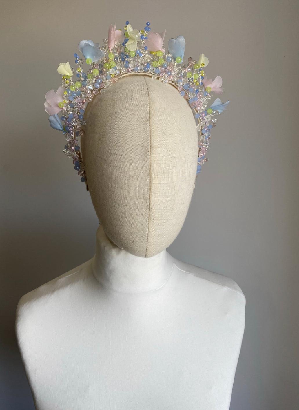 Pastel Blossom Halo Headband