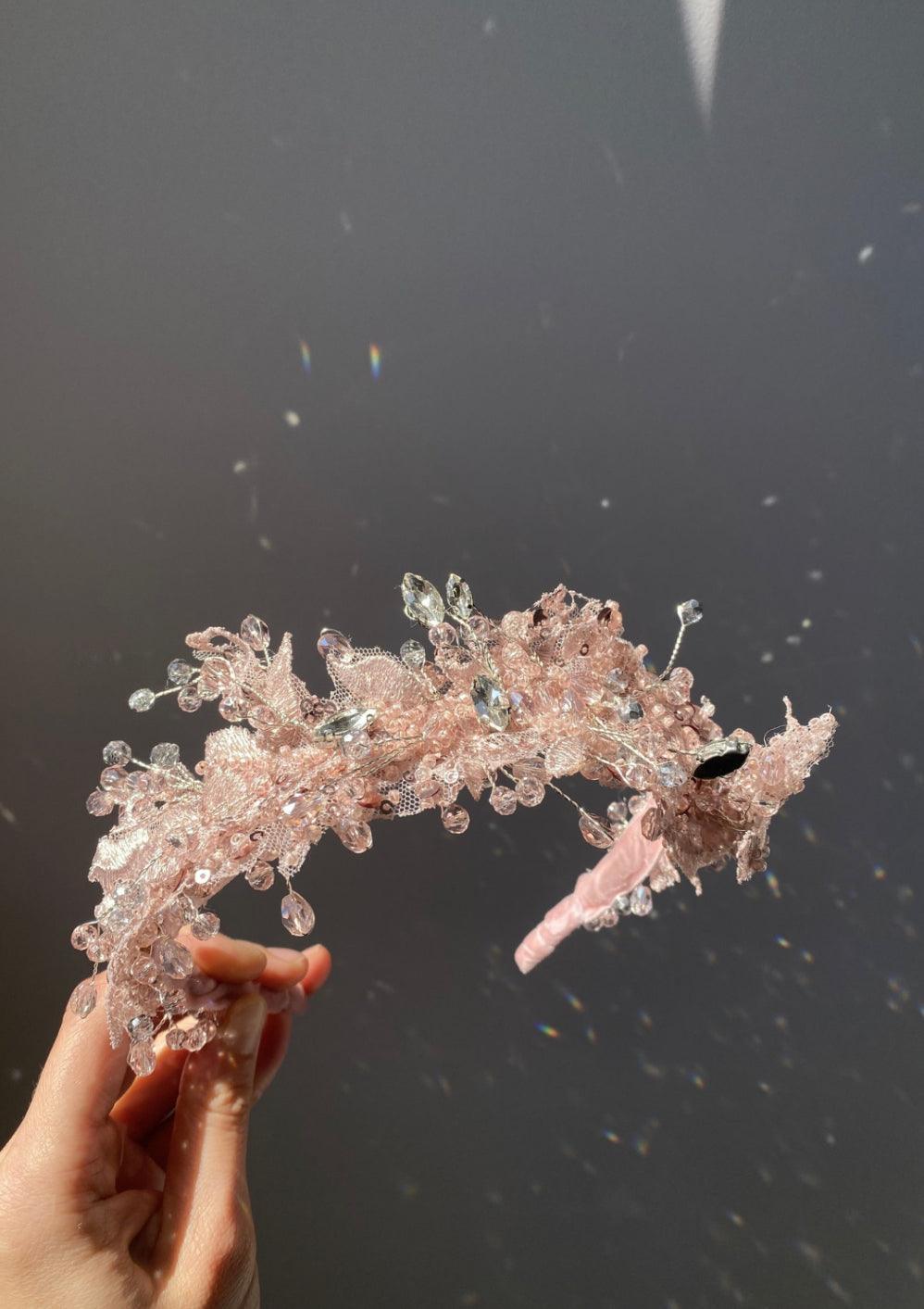 Fairy Blossom Crystal Headband