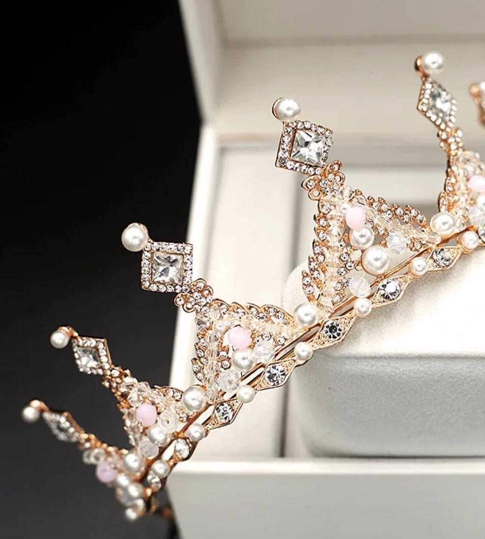 Golden Princess Crown Headpiece