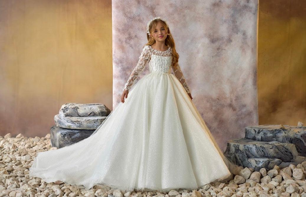 Enchanting Ivory Blossom Dress