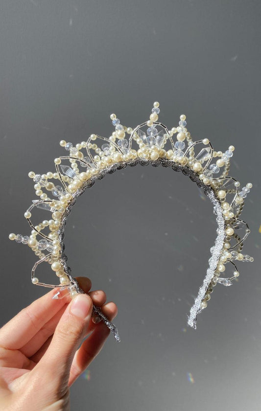 Pearl Princess Tiara Headband