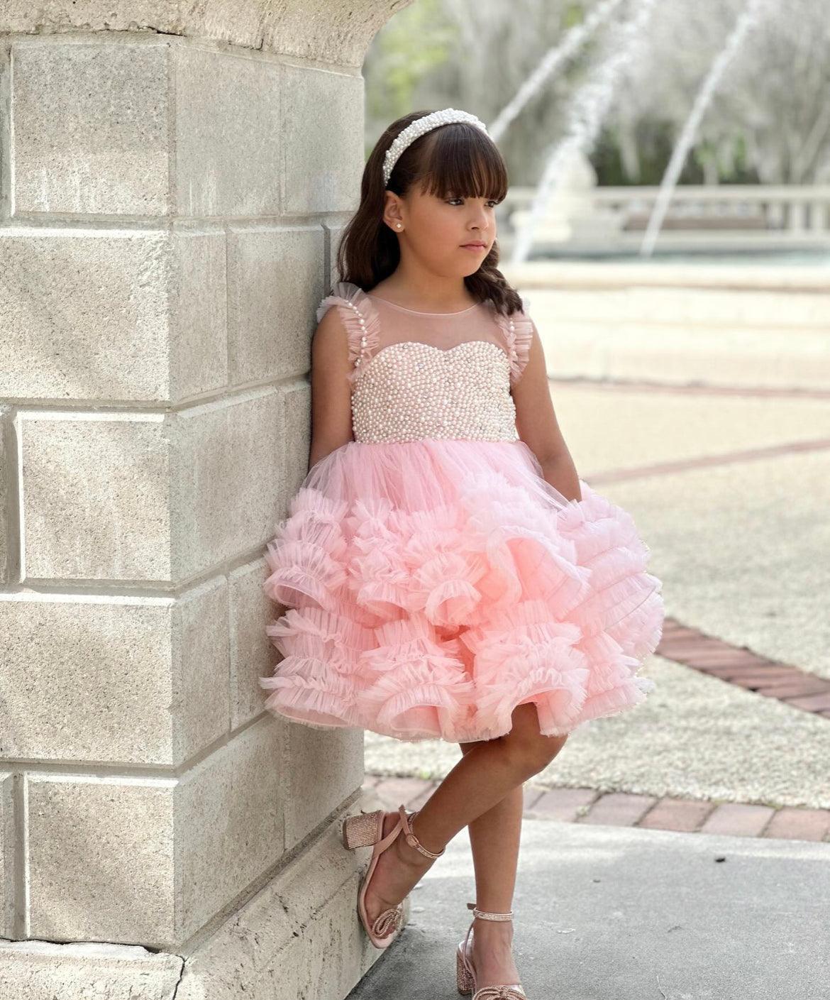 The Enchanted Bloom Ruffle Dress