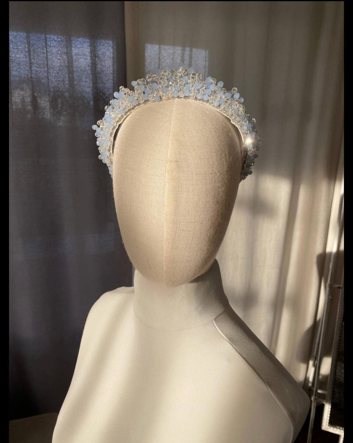 Delicate Floral Crystal and Pearl Headbands (Available in Multiple Colors)