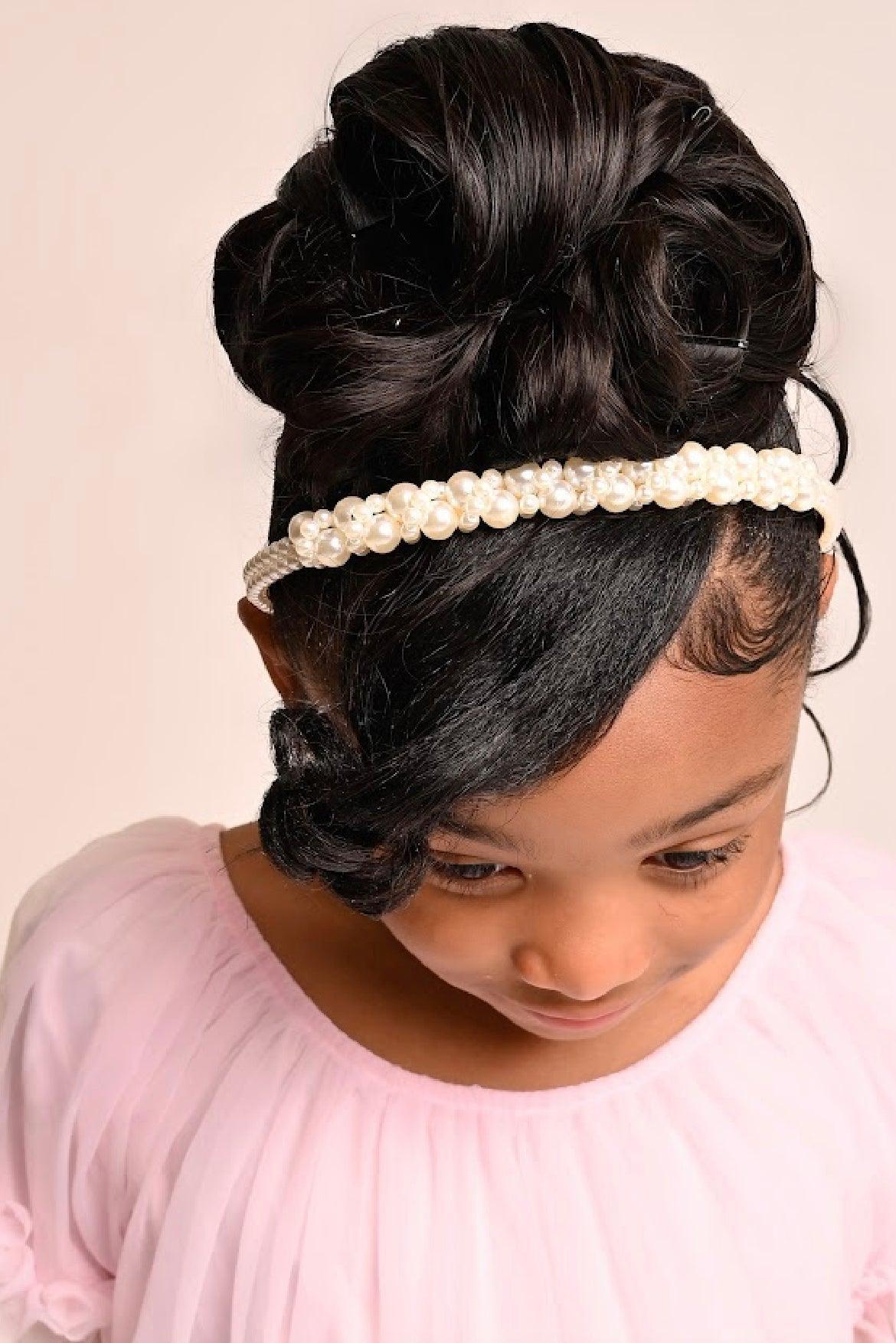 Elegant Pearl Cluster Headband