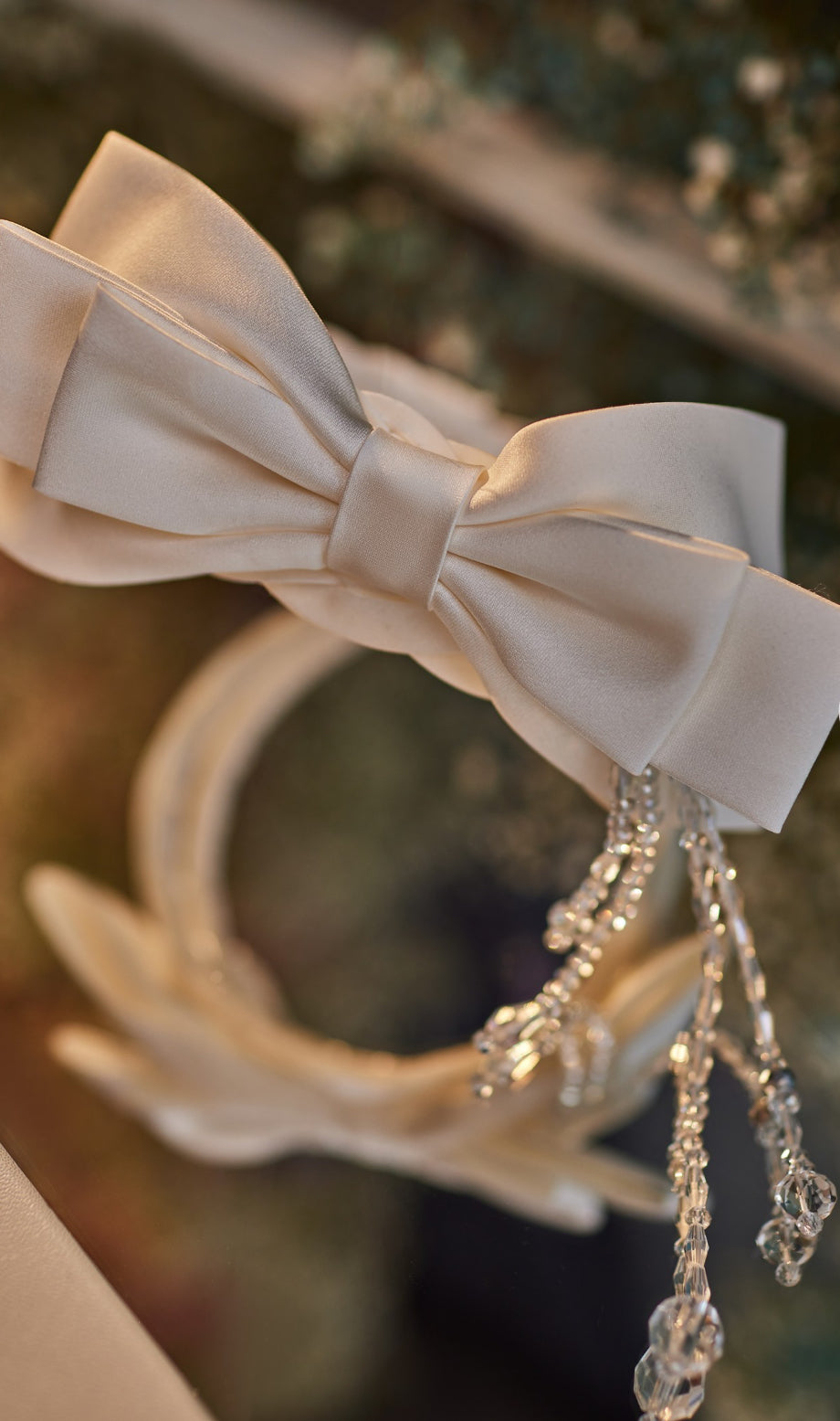 Ivory Grace Bow Tiara