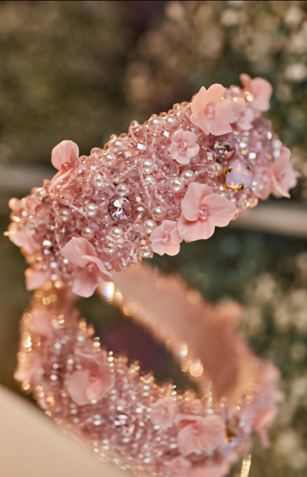 Rose Blossom Crystal Crown