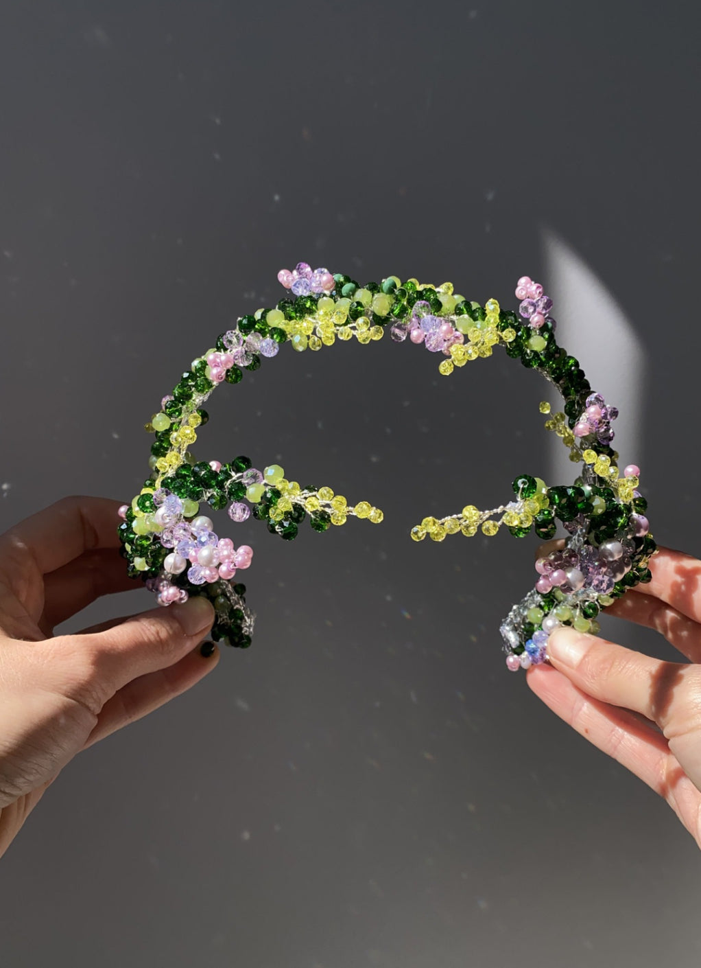 Floral Beaded Headpiece