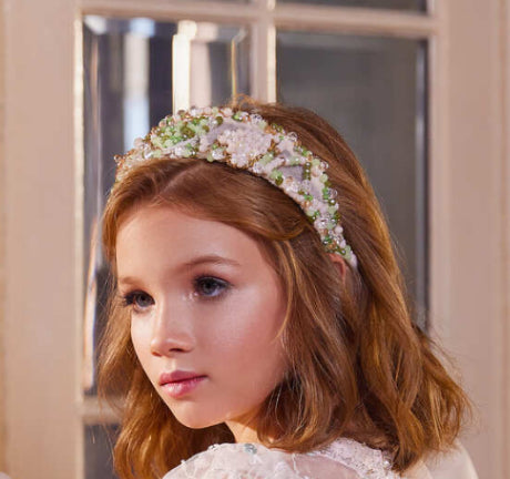 Pastel Beaded Fantasy Headband