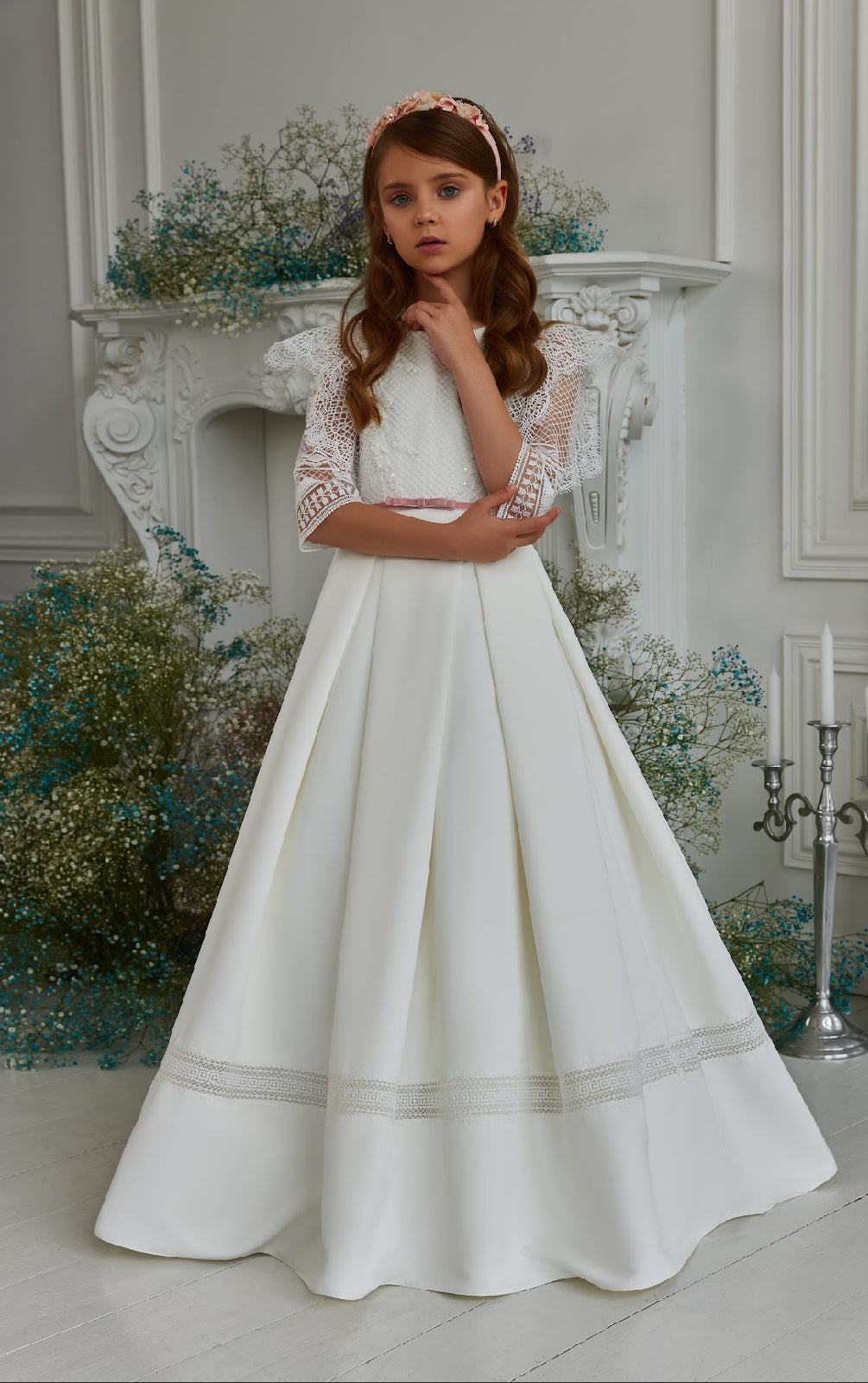 The Rosalind Royal Lace Gown