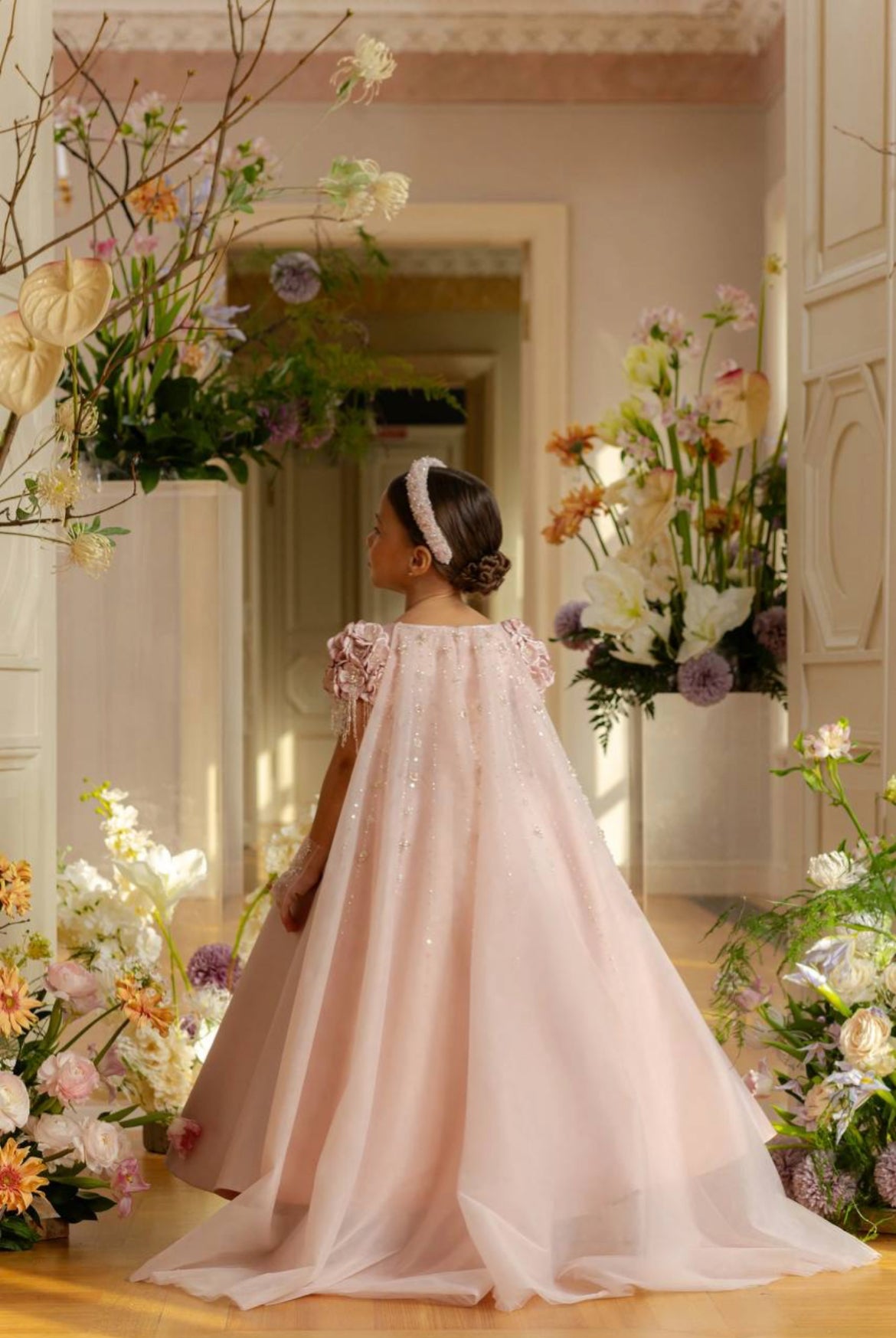 Rose Petal Elegance Gown