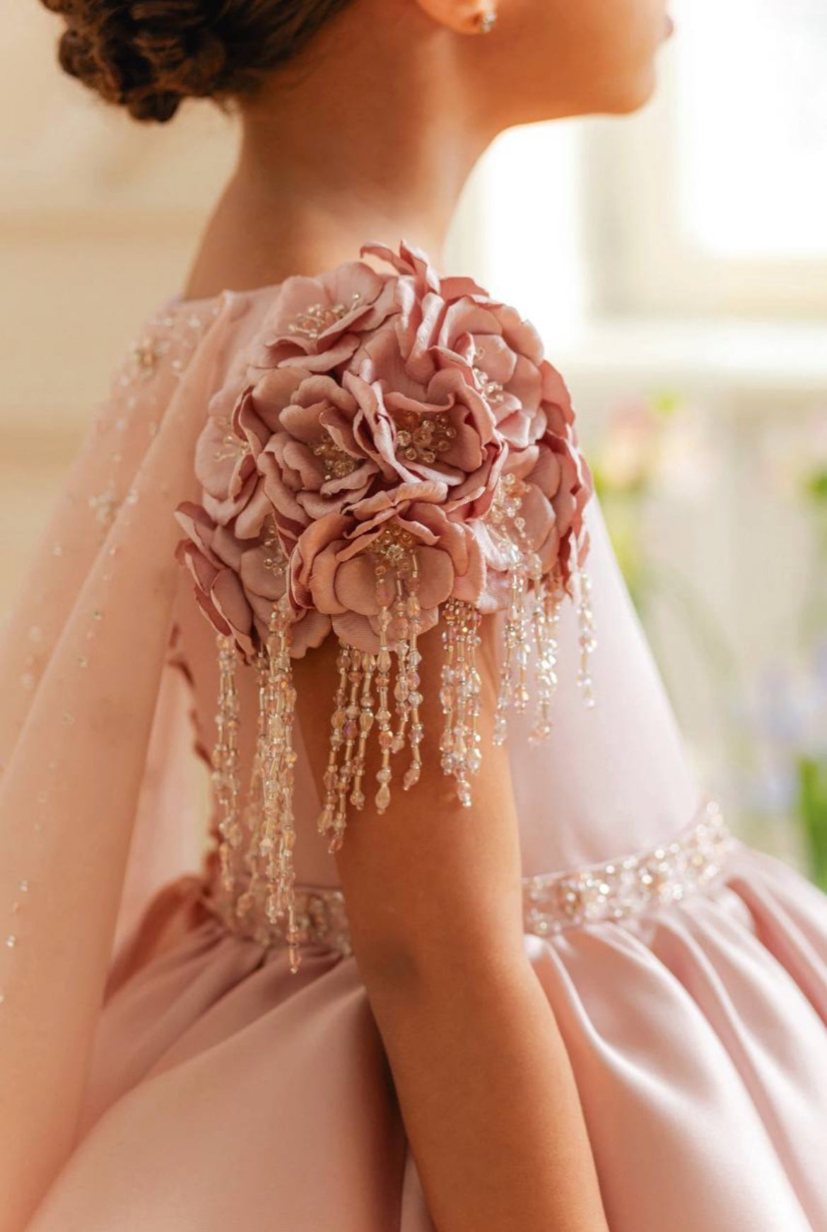 Rose Petal Elegance Gown