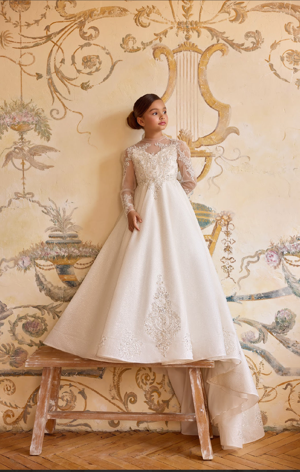 The Celestielle Gown – Blue Garden Majesty