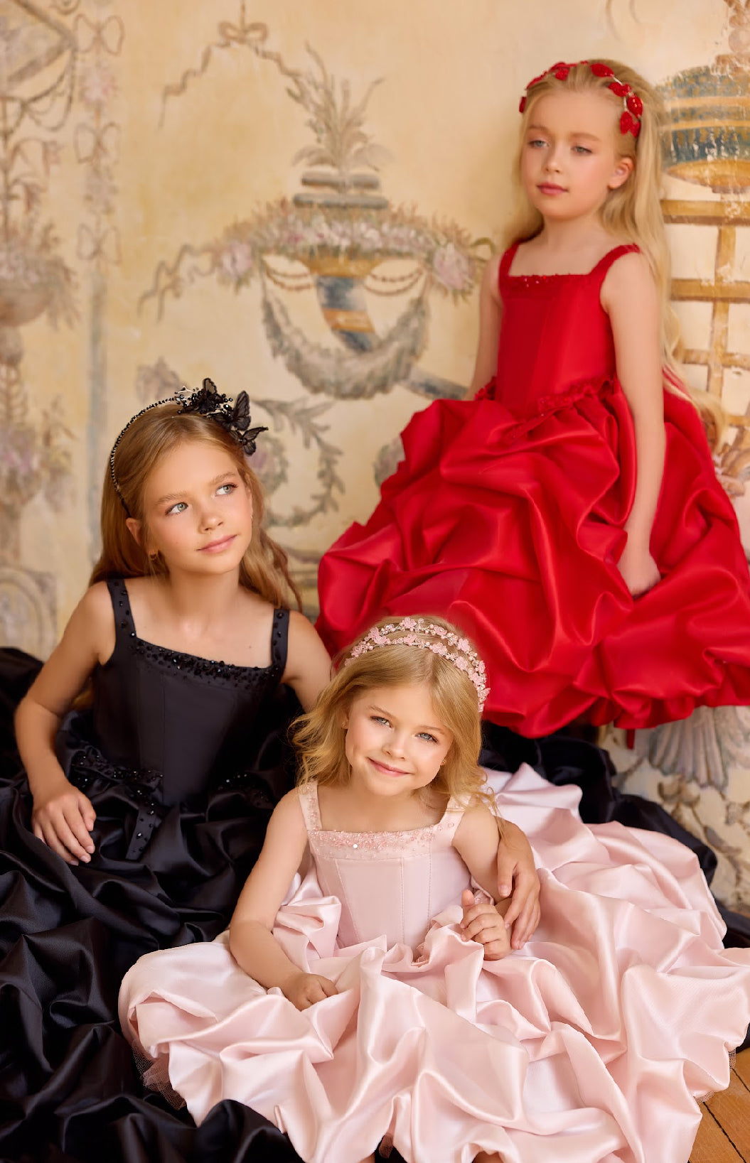 Majestic Ruffle Gown