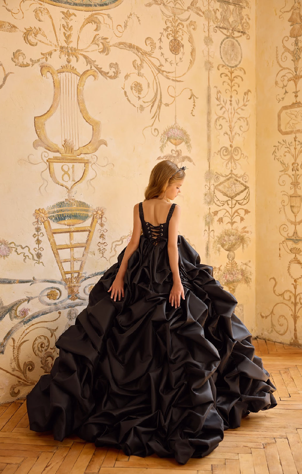 Majestic Ruffle Gown