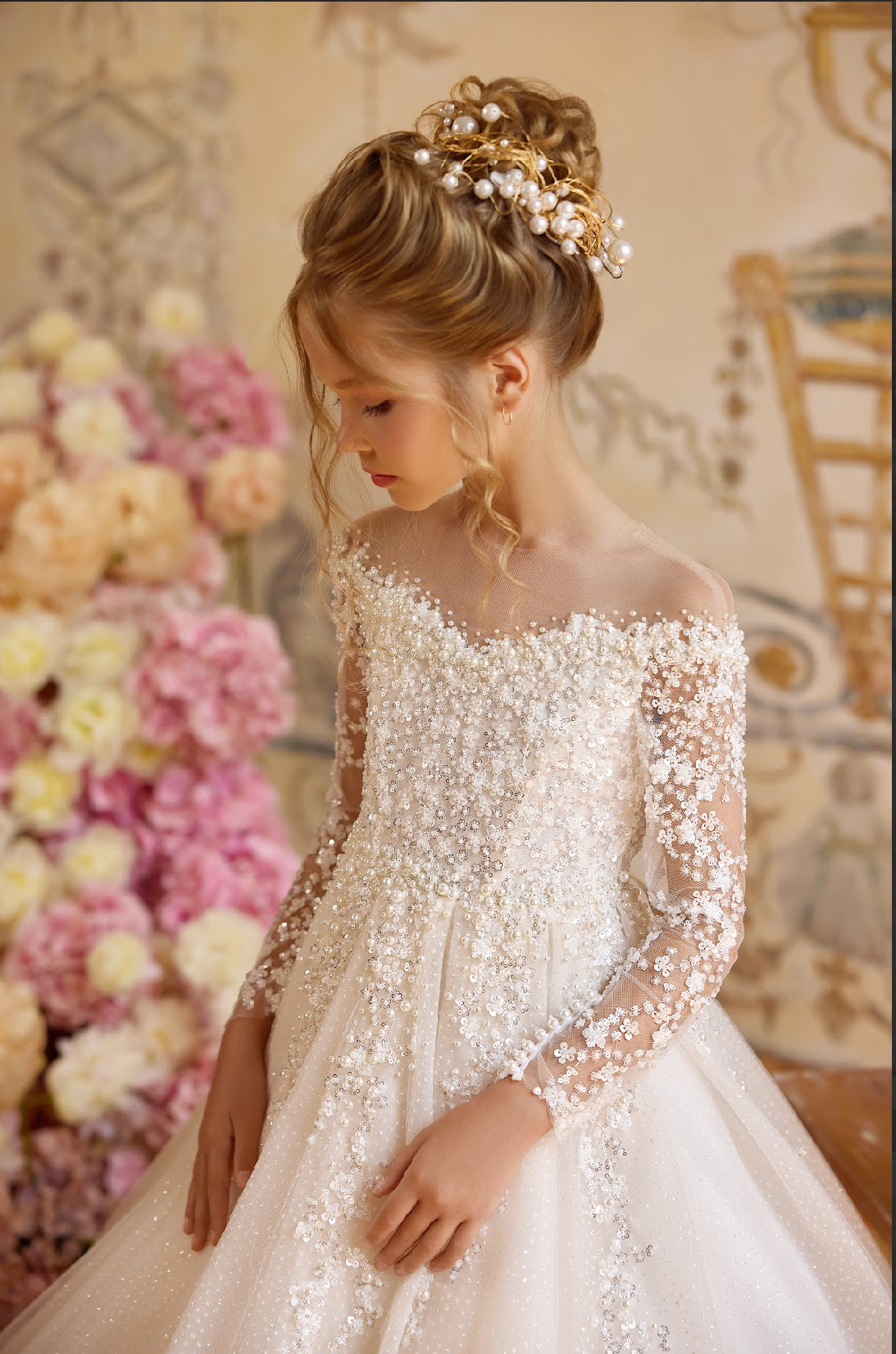 Pearl Blossom Gown