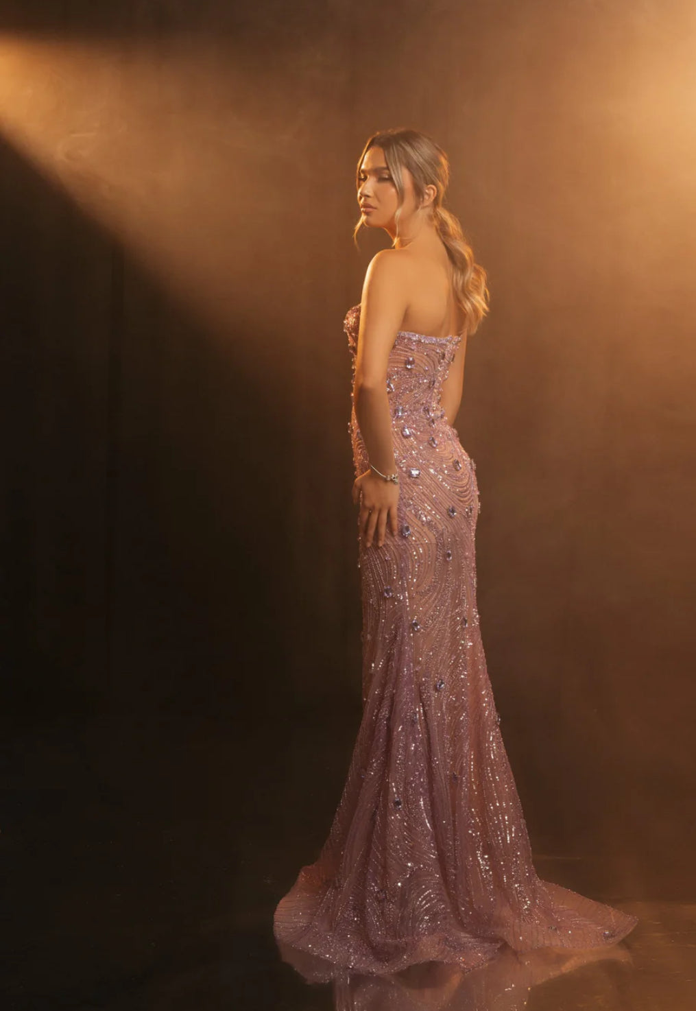 The Amara Lilac Radiance Gown