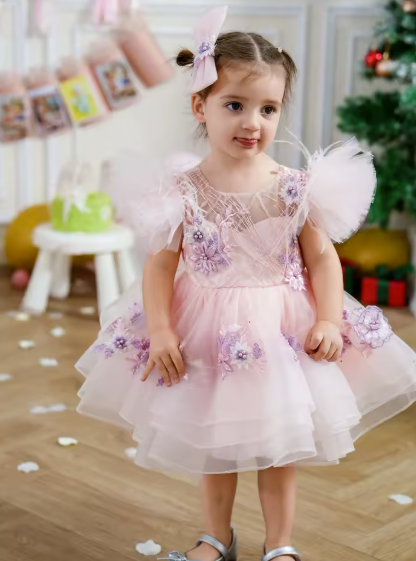 The Enchanted Blossom Dress & Matching Hair Bow