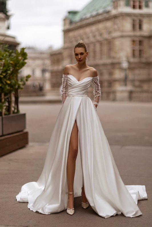 Tessara Satin Gown