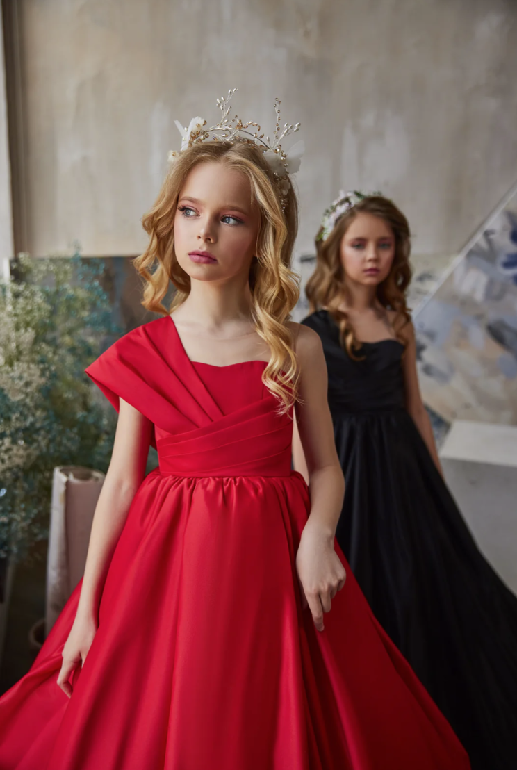 The Amara One-Shoulder Gown