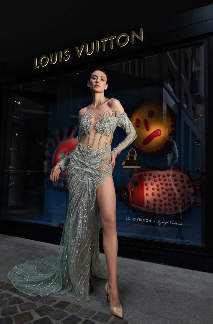 The Elara Celestine Gown