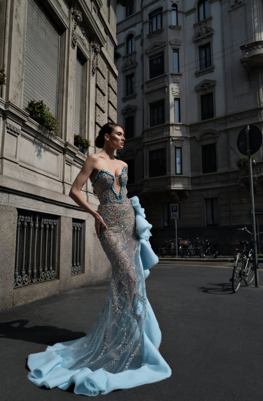 Aquilina Frost Gown