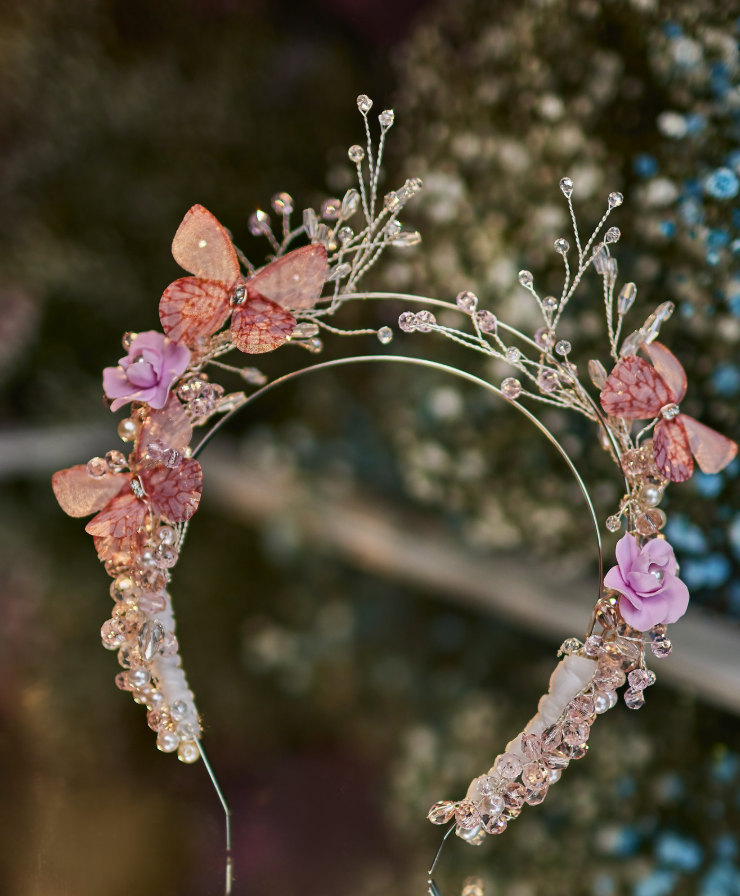 Lilac and Pink Bloom Halo