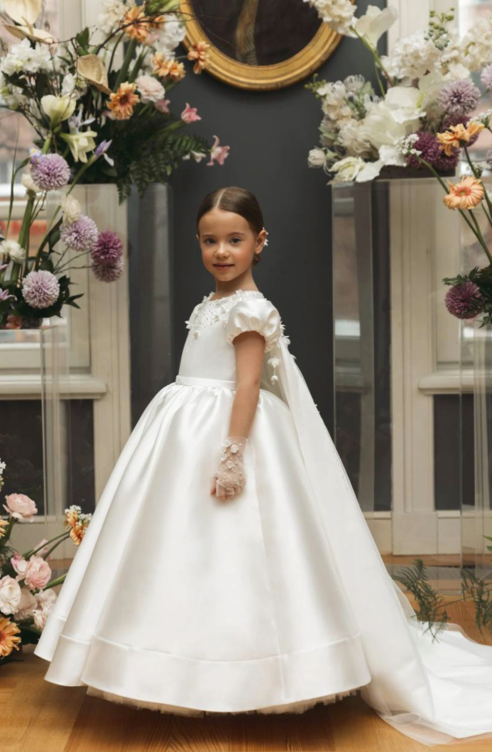 The Celeste Pearl Blossom Gown