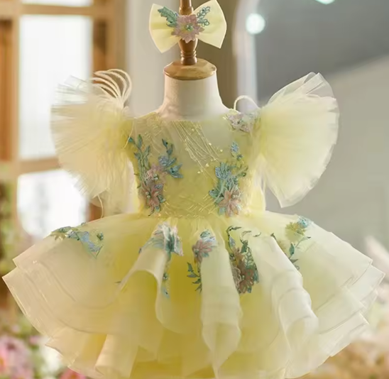 The Enchanted Blossom Dress & Matching Hair Bow