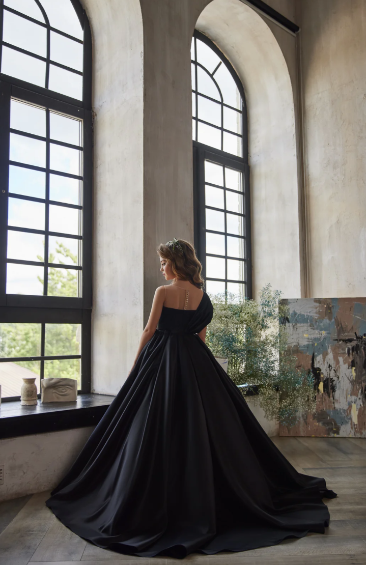 The Amara One-Shoulder Gown